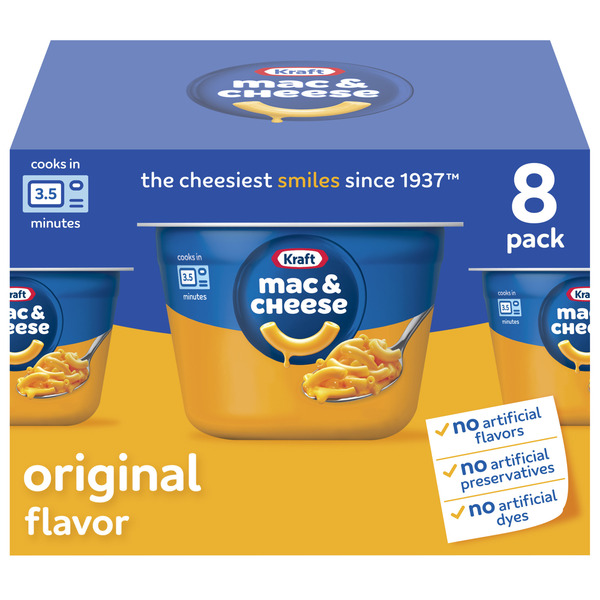 Kraft Original Mac & Cheese Easy Microwavable Dinner Same-Day