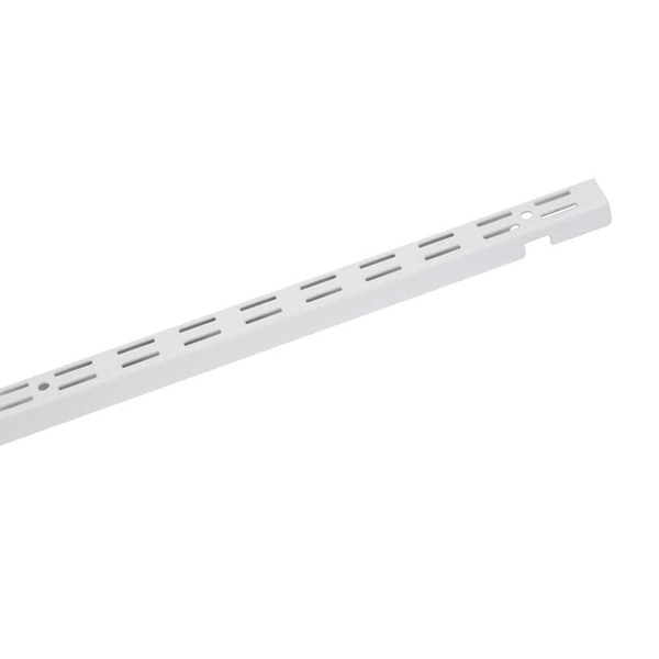 Closetmaid Shelftrack 12 In. L White Standard Support Bracket For Wire Shelf Tracks, Shelving Hardware (1-pack)