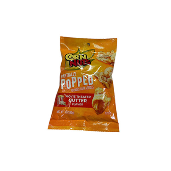 Corn Nuts Movie Theater Butter Flavor Partially Popped Crunchy Corn Kernels
