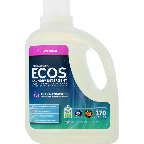 Ecos Laundry Detergent, Lavender (170 oz) Instacart