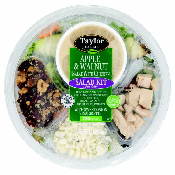 Taylor Farms Apple & Walnut Chicken Salad Kit Bowl from Kroger Instacart