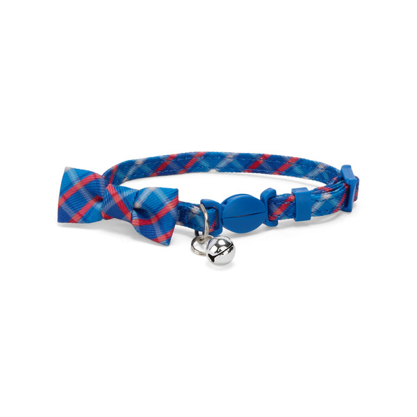 Youly Plaid Kitten Collar, XS - Blue