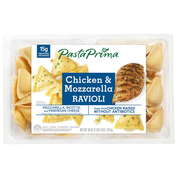 Pasta Prima Chicken & Mozzarella Ravioli, 36 oz