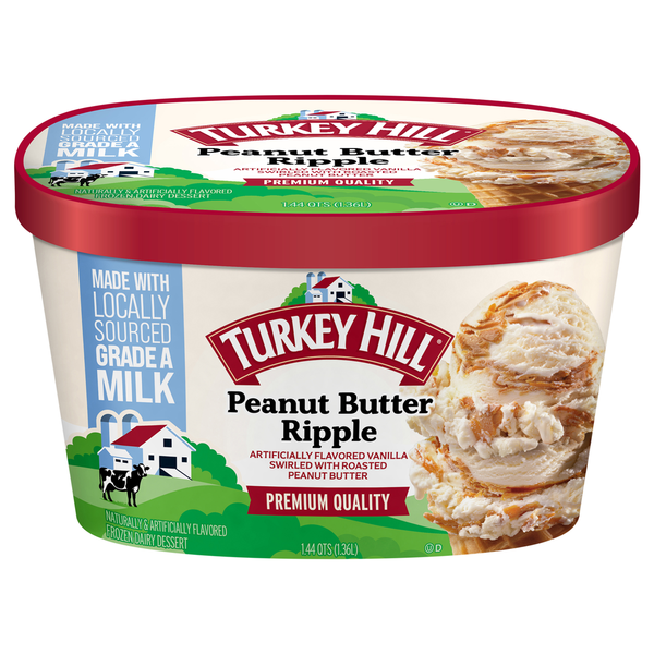 【melted butter】新品未使用　TULIP BASKET Turkey Hill Peanut Butter Ripple Frozen Dairy Dessert Same-Day