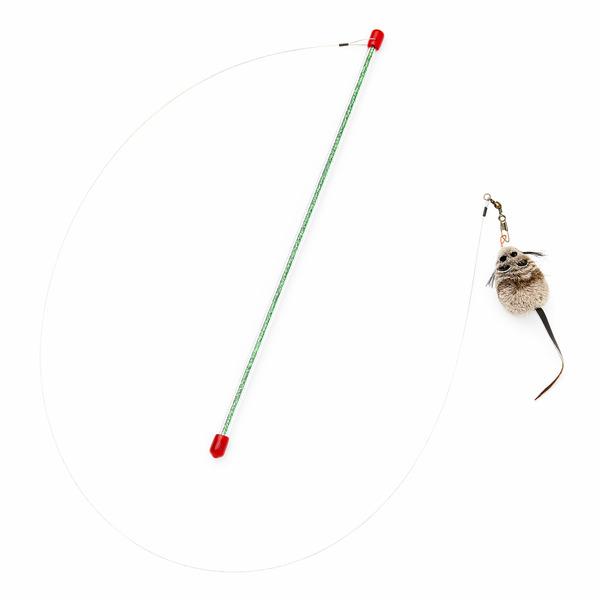 GoCat Cat Catcher Teaser Wand Cat Toy