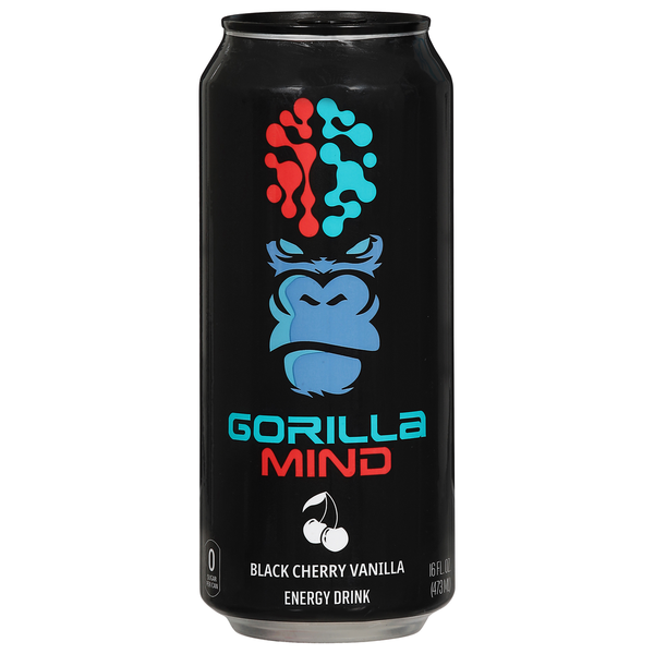 Gorilla Mind Energy Drink, Black Cherry Vanilla Same-Day Delivery