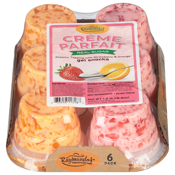 Raymundo's Gel Snacks, Creme Parfait, Real Sugar Same-Day Delivery