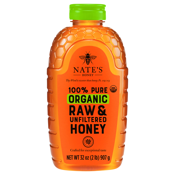 Nate's Organic Raw & Unfiltered Honey