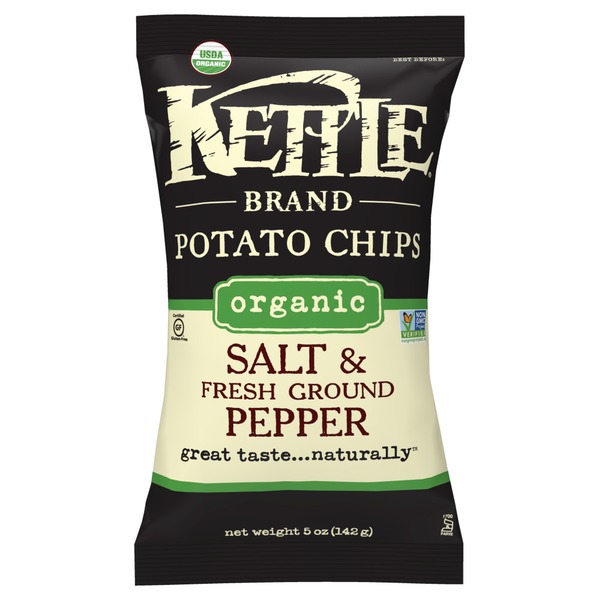 Kettle Brand Salt & Ground Pepper Potato Chips