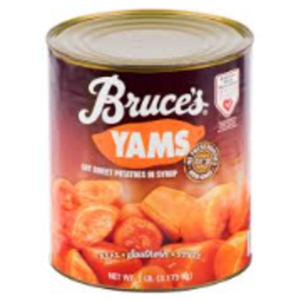 Bruce's - Cut Yams in Syrup - #10 cans