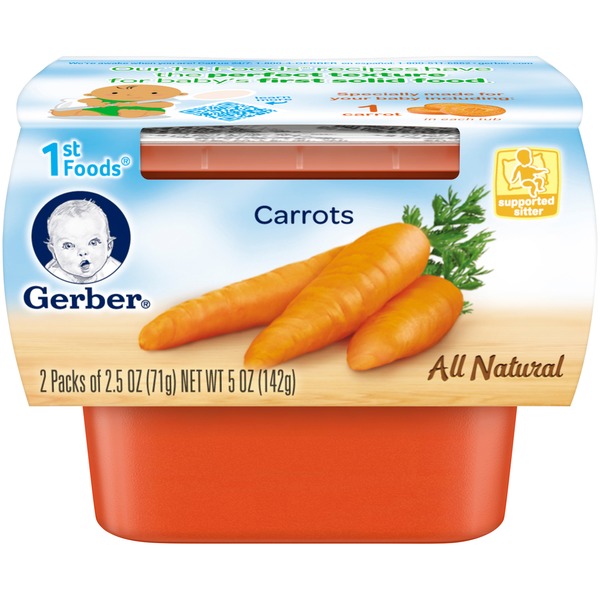 Gerber 1st Foods Carrots PureesVegetable (2.5 oz) from