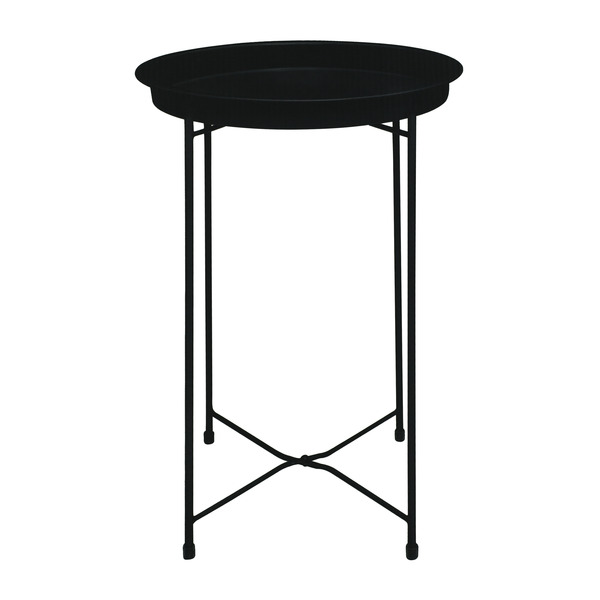 Five Below Modern Metal Tray Table - Black Same-Day Delivery | Instacart