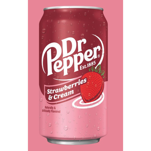 DR PEPP STRAWBERRY/CREAM 2/12PK
