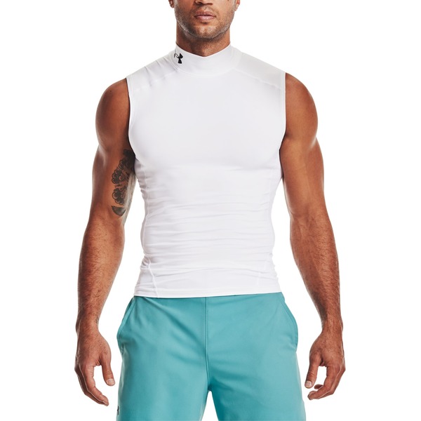 Under Armour Men's HeatGear Compression Mock Sleeveless Shirt