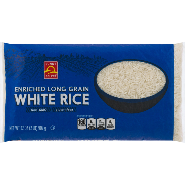 Sunny Select White Rice, Enriched, Long Grain (32 oz) Instacart