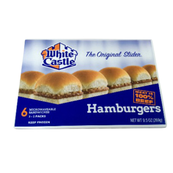 White Castle Hamburgers, 6 Packs