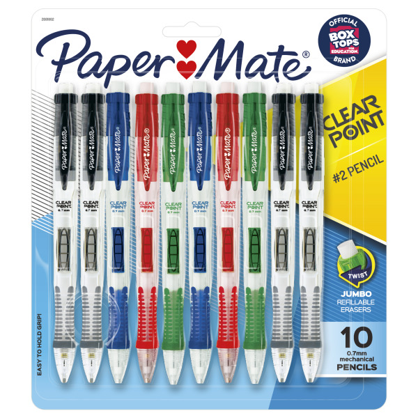 Paper Mate Assorted Barrel Refillable Clearpoint Mechanical Pencils