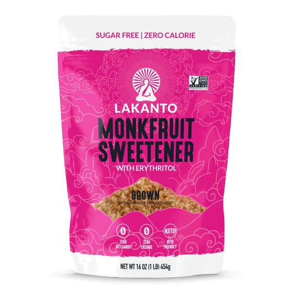 Lakanto Brown Monk Fruit Sweetener with Erythritol, Brown Sugar