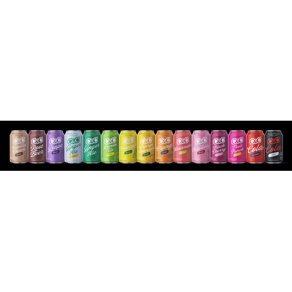 C&C- Classic Variety Pack - 24/24 oz plastic bottles