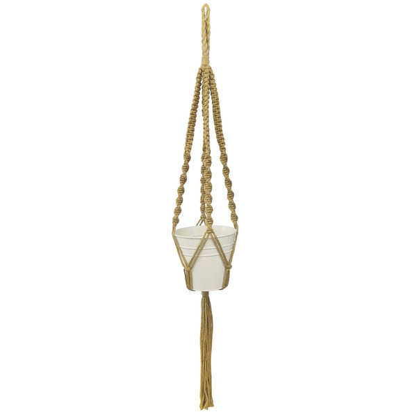 allen + roth 43-in Brown Macrame Plant hook(s)