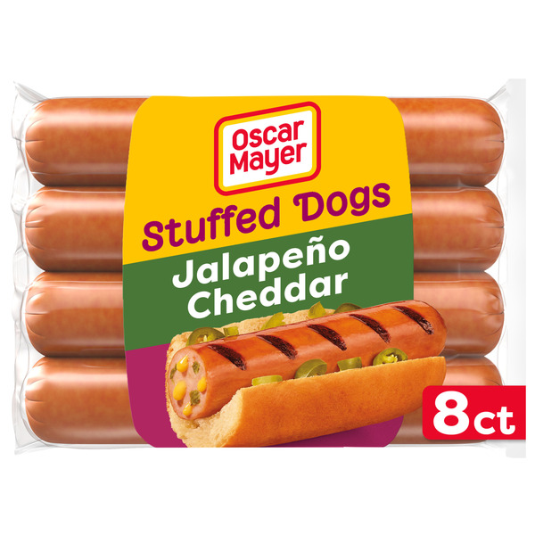 Oscar Mayer Jalapeño Cheddar Stuffed Dogs Same-Day Delivery or