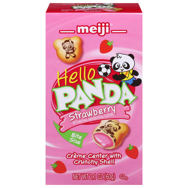 Hello Panda Cookies, Strawberry, Bite Size Same-Day Delivery or