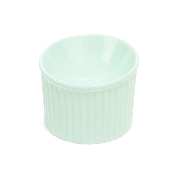 Every Yay Elevated Fluted Ceramic Dog Bowl