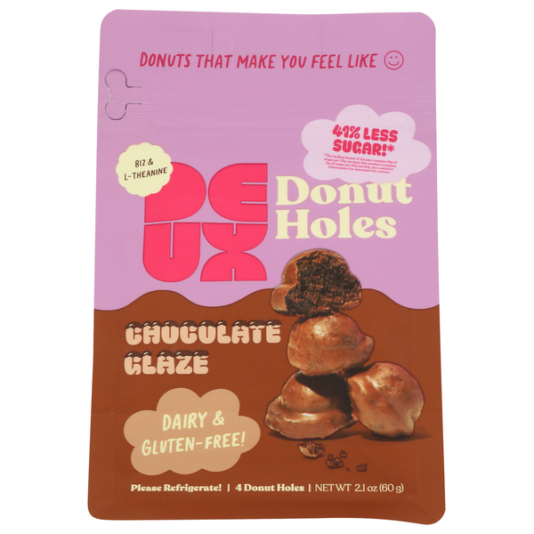 Deux Donut Holes Chocolate Glazed Same-Day Delivery or Pickup