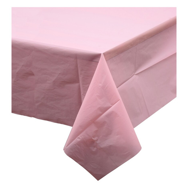 Party! 54” x 108” Plastic Pink Tablecover Same-Day Delivery