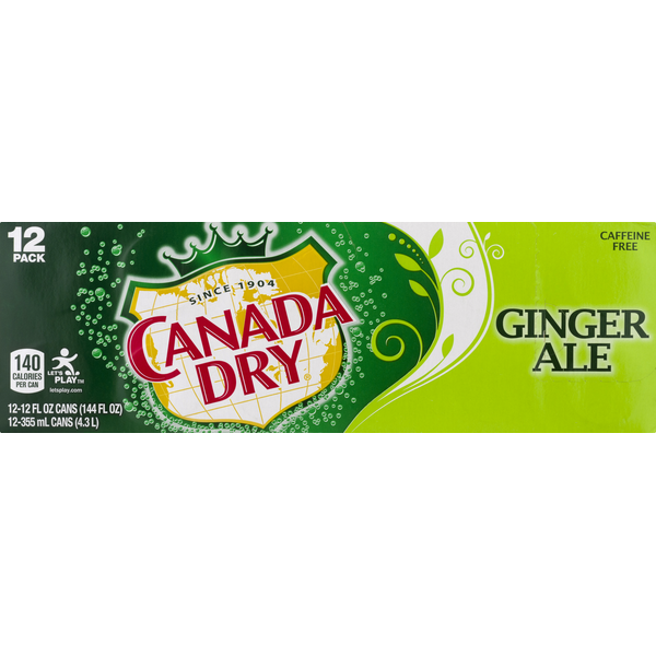 Canada Dry Ginger Ale (12 fl oz) Instacart