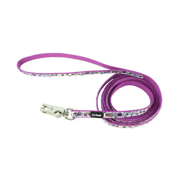 Li'l Pals Li'l Bumble Bees Charming Ribbon Overlay Dog Leash