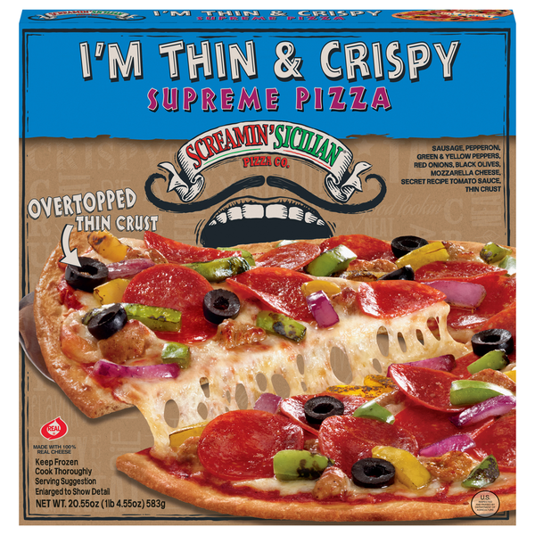 Screamin' Sicilian I'm Thin & Crispy Supreme Pizza Same-Day