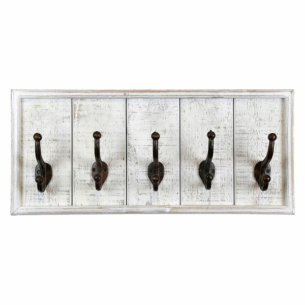 Sonoma Goods For Life ® Distressed 5-Hook Wall Decor, White