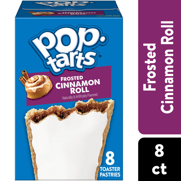 Pop-Tarts Frosted Cinnamon Roll Toaster Pastries, Breakfast Foods