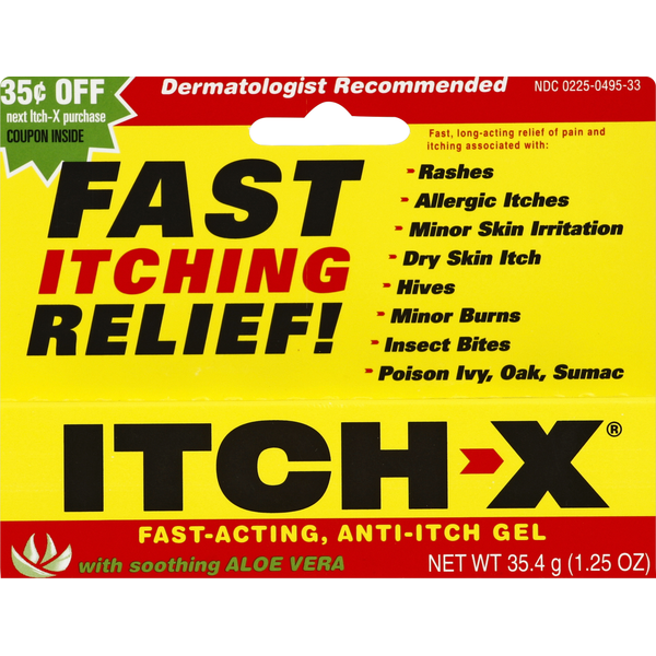 Itch-X Anti-Itch Gel, with Soothing Aloe Vera Same-Day Delivery or Pickup |  Woods Supermarket