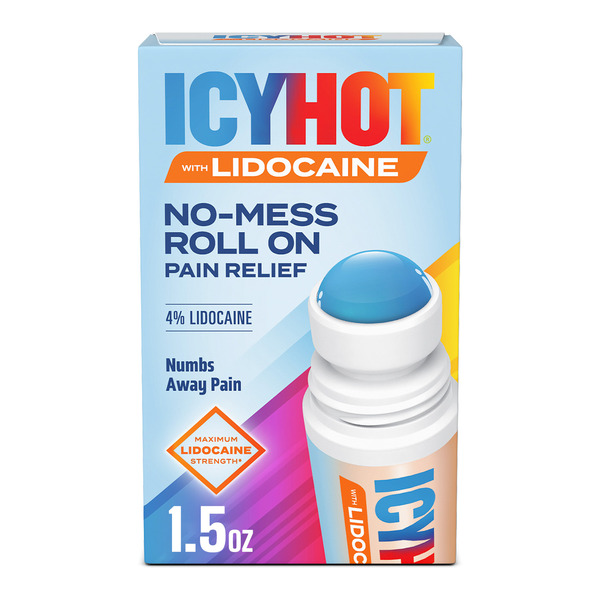 Icy Hot Lidocaine Pain Relief No-Mess Applicator
