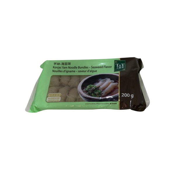 T&T Konjac Yam Noodle Seaweed (200 g) Instacart
