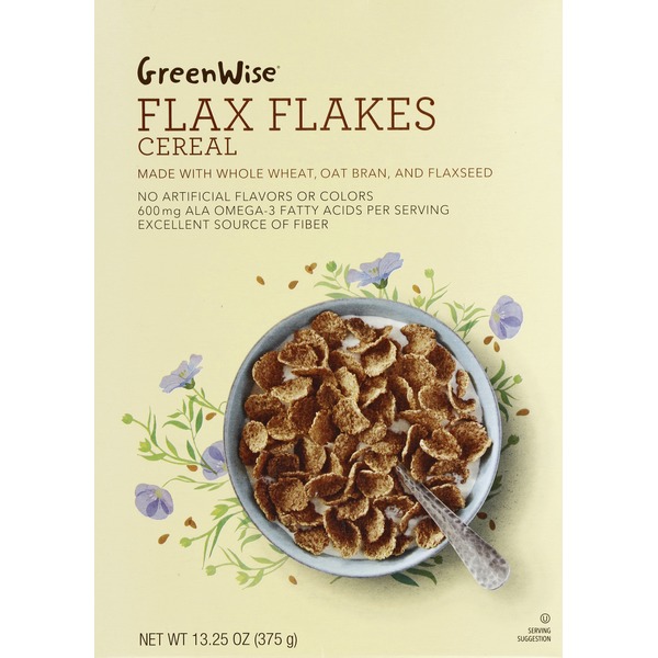 GreenWise Flax Flakes Cereal (13.25 oz) Instacart