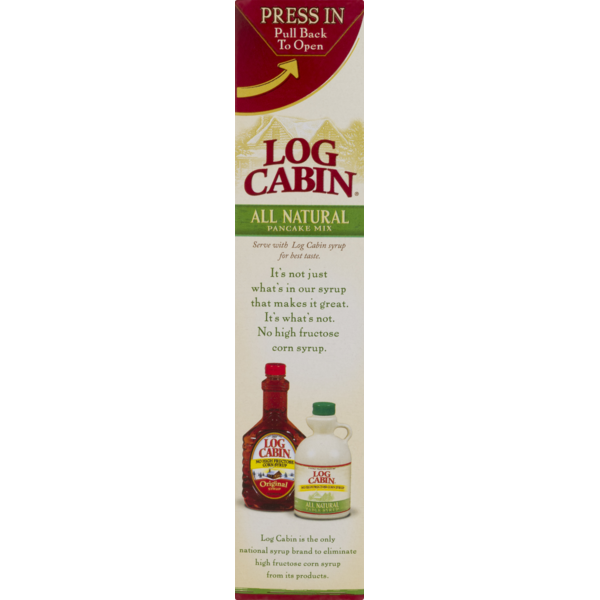 Log Cabin All Natural Pancake Mix 28 Oz Instacart