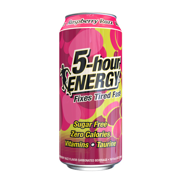 5-hour ENERGY® Drink Extra Strength, Raspberry Razz, 16 oz can