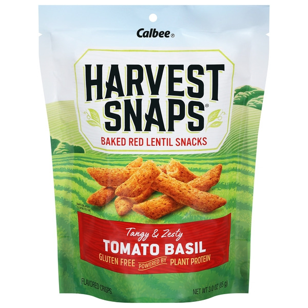 Harvest Snaps Red Lentil Snack, Baked, Tomato Basil Same-Day