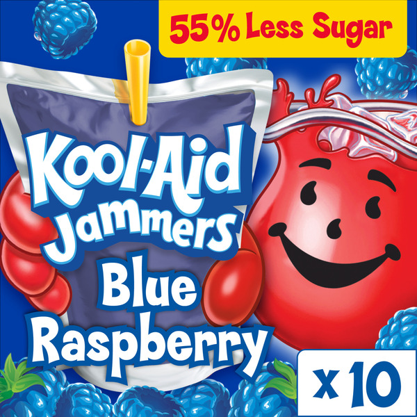 Kool-Aid Jammers Blue Raspberry Flavored Kids 0% Juice Drink