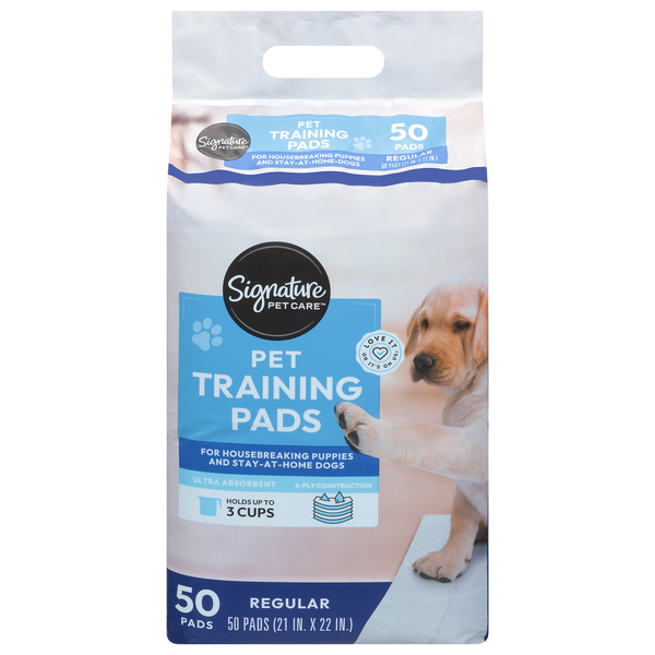 Signature Pet 6-Ply Regular Ultra Absorbent Pet Training Pads