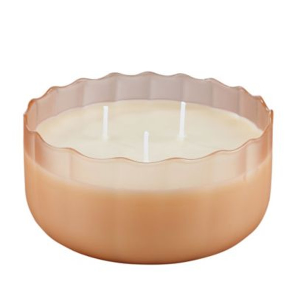 Red Shed Ruffle Glass Pumpkin Patch Scented Candle, Orange, 12 oz.