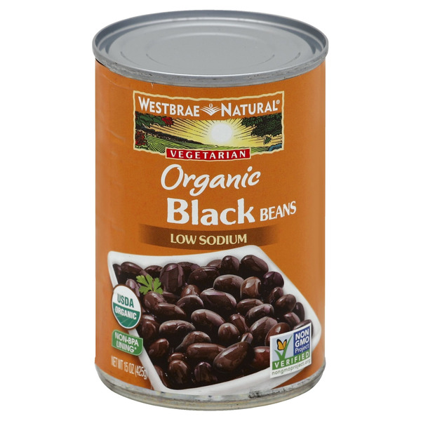 Westbrae Natural Organic No Salt Added Black Beans Same-Day