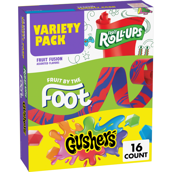 General Mills Multiple Brands Fruit Roll-Ups Fruit by the Foot Gushers Easter Basket Stuffers
