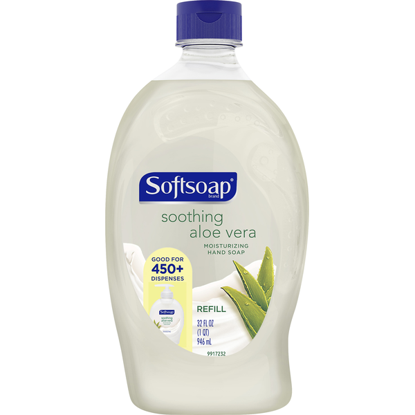 Softsoap Hand Soap Refill, Moisturizing, Soothing Aloe Vera (32 oz