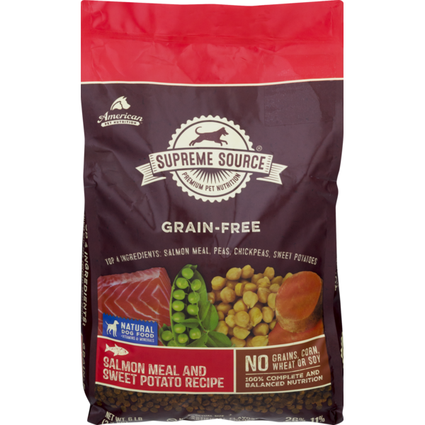 Supreme Source GrainFree Dog Food Salmon Meal & Sweet Potato Recipe (6