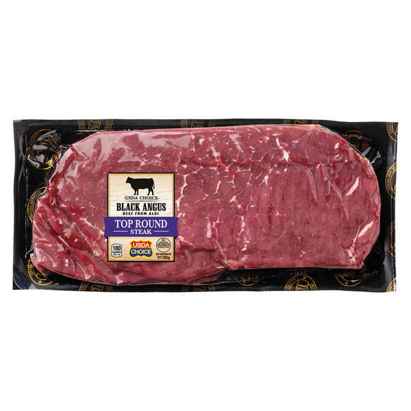 USDA Choice Black Angus Top Round Steak, per lb
