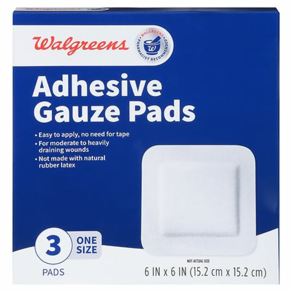Walgreens Walgreens Bordered Gauze Adhesive Pads SameDay Delivery